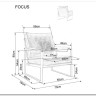 Кресло SIGNAL FOCUS Buffalo 06 (серый/черный)} заказать в Санкт Петербурге по цене 24 090 руб. с доставкой в Санкт Петербург