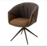 Стул ГИССЕН (GISSEN) 360 град., цвет КОФЕ HP032-08A PU / V885-1, экокожа / ткань / ЛАТТЕ, ®DISAUR} заказать в Санкт Петербурге по цене 18 550 руб. с доставкой в Санкт Петербург