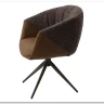Стул ГИССЕН (GISSEN) 360 град., цвет КОФЕ HP032-08A PU / V885-1, экокожа / ткань / ЛАТТЕ, ®DISAUR} заказать в Санкт Петербурге по цене 18 550 руб. с доставкой в Санкт Петербург