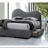 Кровать Halmar AMBER (серый) 160/200} заказать в Санкт Петербурге по цене 68 988 руб. с доставкой в Санкт Петербург