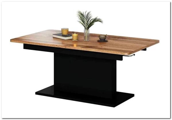 Стол-трансформер Halmar BUSETTI дуб вотан/черный мат} заказать в Санкт Петербурге по цене 58 339 руб. с доставкой в Санкт Петербург