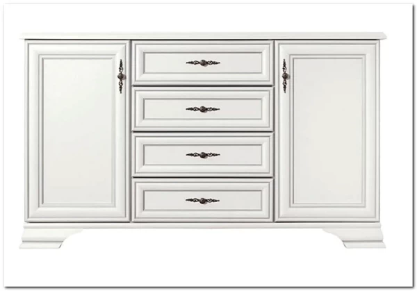 Тумба Кентаки KOM2D4S белый БРВ} заказать в Санкт Петербурге по цене 31 120 руб. с доставкой в Санкт Петербург