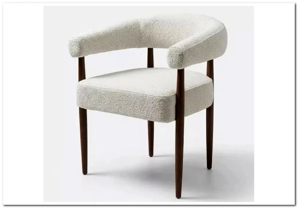 Стул БОНСАЙ (BONSAI), цвет СВЕТЛО-БЕЖЕВЫЙ CLOUD-113, букле / ОРЕХ , ®DISAUR} заказать в Санкт Петербурге по цене 20 450 руб. с доставкой в Санкт Петербург