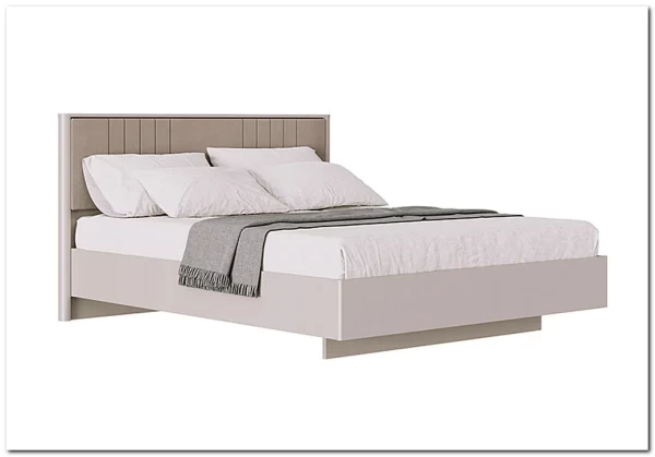 Кровать с мягким элементом Dalia персидский жемчуг LOZ160х200 М BRW } заказать в Санкт Петербурге по цене 45 760 руб. с доставкой в Санкт Петербург