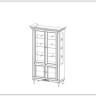 Витрина FL-W2 Florencja Taranko } заказать в Санкт Петербурге по цене 290 264,90 руб. с доставкой в Санкт Петербург