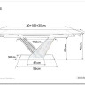Стол обеденный Signal GENESIS Legno 180 (эффект дерева/дуб/черный)} заказать в Санкт Петербурге по цене 104 394 руб. с доставкой в Санкт Петербург