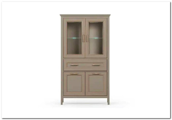 Шкаф-витрина Classic глиняный серый REG2W2D1S/170 BRW} заказать в Санкт Петербурге по цене 38 730 руб. с доставкой в Санкт Петербург