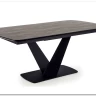 Стол обеденный Halmar VINSTON раскладной темно-серый/черный} заказать в Санкт Петербурге по цене 108 669 руб. с доставкой в Санкт Петербург