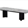 Стол АДАЖИО 240 (320) см MINERAL STONE NATURAL, керамика / Черный каркас} заказать в Санкт Петербурге по цене 123 150 руб. с доставкой в Санкт Петербург