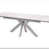 Стол BELLUNO 160 MARBLES KL-99 Белый мрамор матовый итальянская керамика/ белый каркас} заказать в Санкт Петербурге по цене 99 320 руб. с доставкой в Санкт Петербург