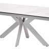 Стол BELLUNO 160 MARBLES KL-99 Белый мрамор матовый итальянская керамика/ белый каркас} заказать в Санкт Петербурге по цене 99 320 руб. с доставкой в Санкт Петербург