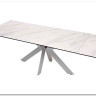 Стол BELLUNO 160 MARBLES KL-99 Белый мрамор матовый итальянская керамика/ белый каркас} заказать в Санкт Петербурге по цене 99 320 руб. с доставкой в Санкт Петербург