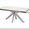 Стол BELLUNO 160 MARBLES KL-99 Белый мрамор матовый итальянская керамика/ белый каркас} заказать в Санкт Петербурге по цене 99 320 руб. с доставкой в Санкт Петербург