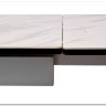 Стол BELLUNO 160 MARBLES KL-99 Белый мрамор матовый итальянская керамика/ белый каркас} заказать в Санкт Петербурге по цене 99 320 руб. с доставкой в Санкт Петербург