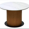 Стол MESA D120 цвет БЕЛЫЙ МРАМОР M326 / Каркас OAK, DISAUR} заказать в Санкт Петербурге по цене 68 300 руб. с доставкой в Санкт Петербург